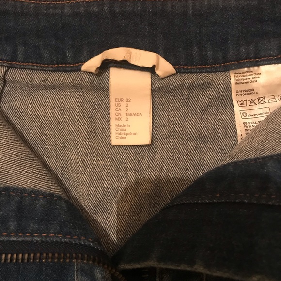 Denim zip-up mini skirt - Picture 3 of 3